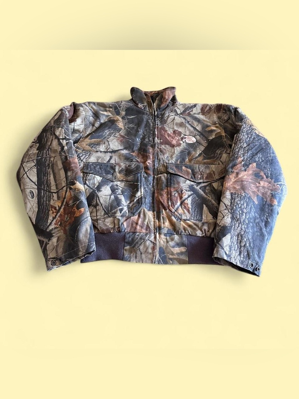 Vintage RedHead Realtree Camo Bomber Jacket Brown Men’s M Hunting